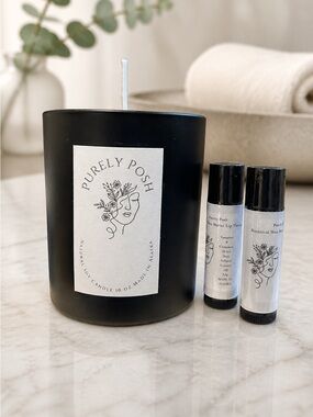 Cactus Blossom Gift Set | Eco Soy Candle & Botanical Lip Therapy Duo Alaska-Made